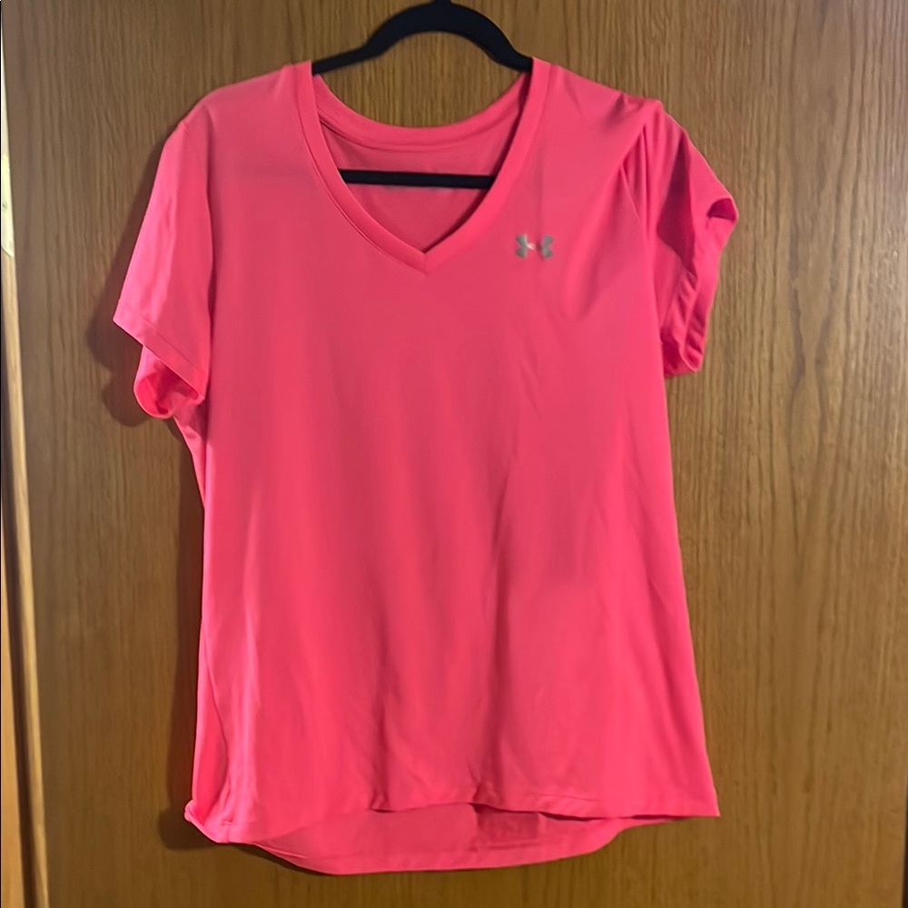 Under Armour Pink Short Sleeve Relaxed Tee